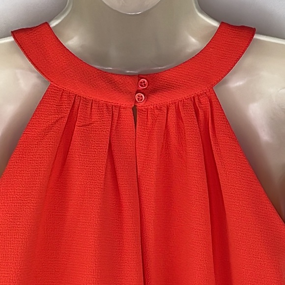 Adrienne Vittadini Coral Red Top - Picture 6 of 9